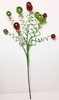 Curly Glittery Whimsical Floral Picks 24” Wired Christmas Decor Ornament gallery