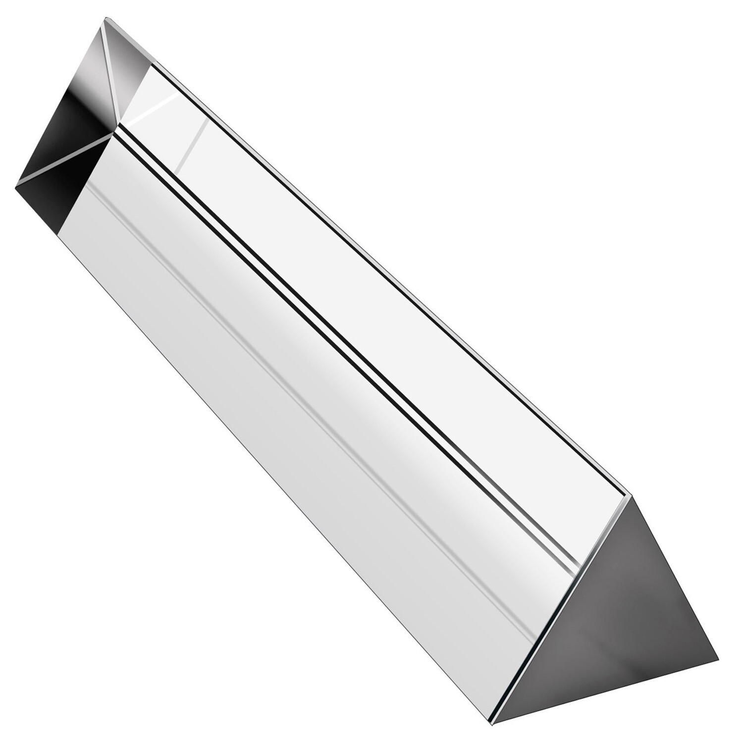 Optical Glass Triangular Prism for Teaching Light Spectrum or Photography gallery