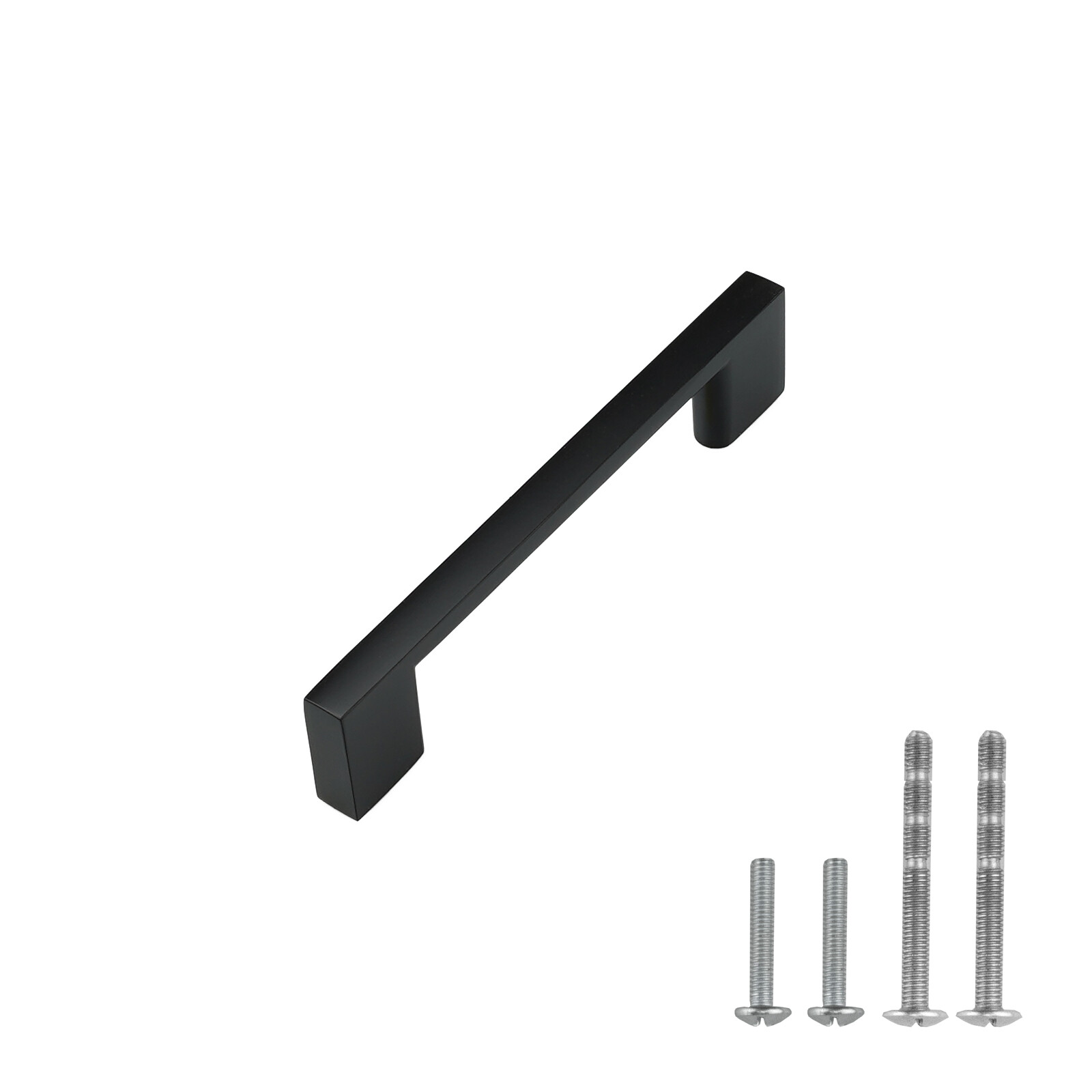 Black Modern Cabinet Handles T Bar Pulls Kitchen Drawer Hardware Stainless Steel gallery