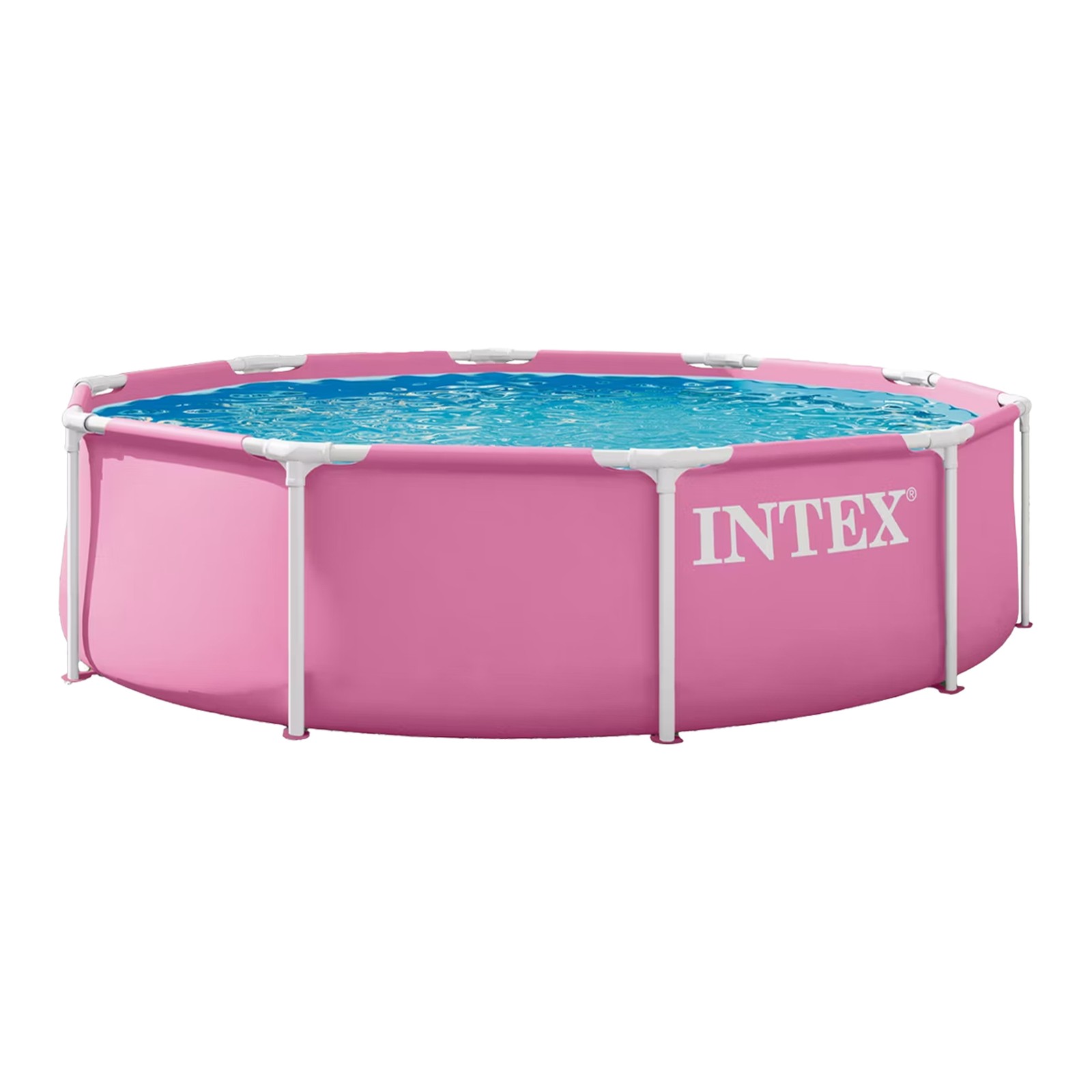 INTEX 10Ft X 30In Metal Frame Above Ground Swimming Pool, Pool Only (Open Box) gallery
