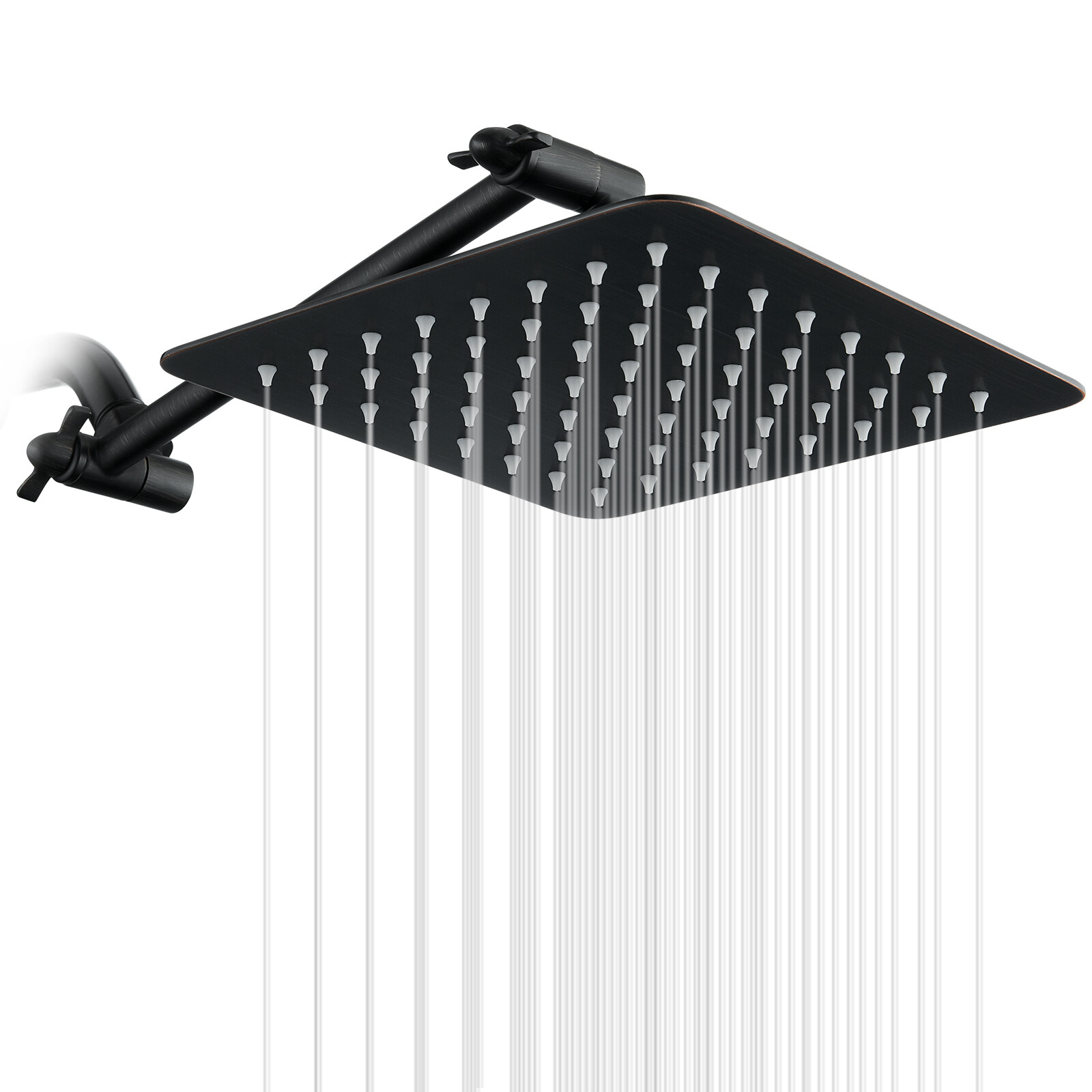 New Rain Shower Head & 10" Adjustable Extension Arm Set-Oil Rubbed BAS1830-06 gallery