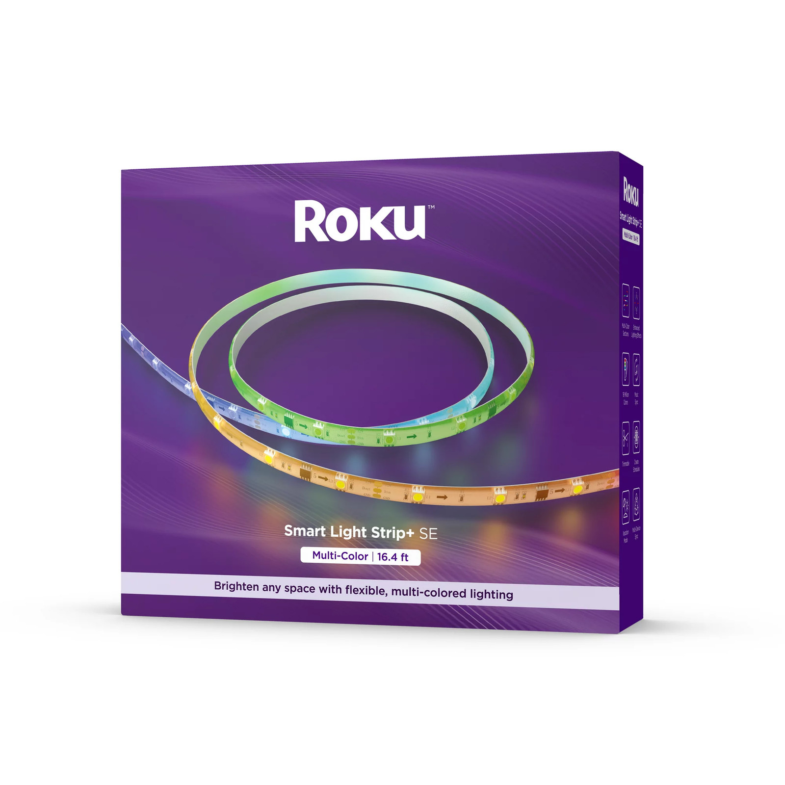 Roku LS2016R Smart Home Smart Light Strip SE Wi-Fi-Enabled Indoor LED 16.4 ft gallery