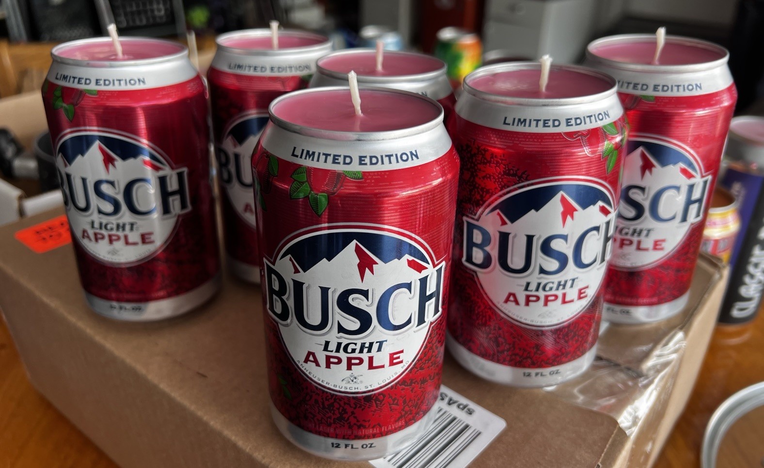 Busch Light Apple Beer Can Candle. Bapple Scented gallery