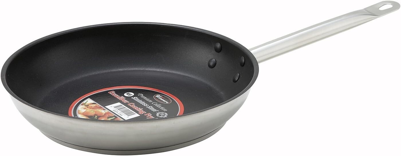 Winware Premium Collection Stainless Steel Excalibur 8" Non-Stick Fry Pan gallery