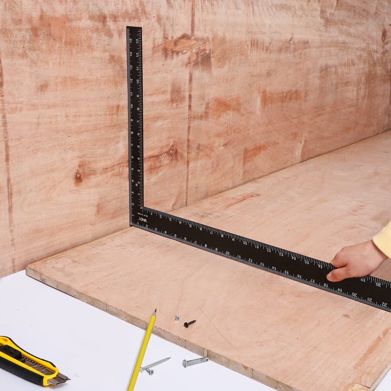 Carpenter Framing L Shape Square SCLS-2416BK 16 inch x 24 inch Steel Black Fi... gallery