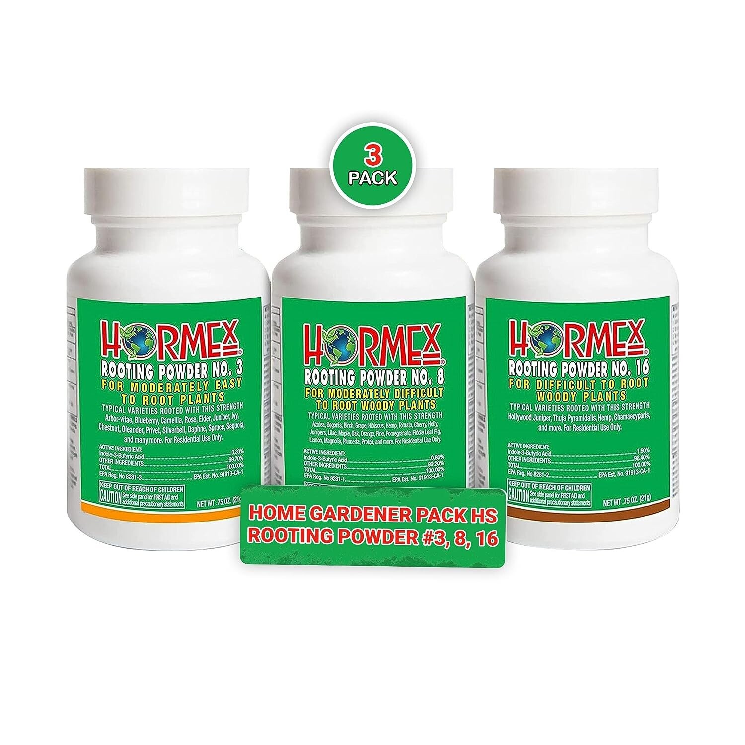 Hormex Rooting Powder #3, 8, 16 Pack - Easy to Difficult to Root Woody Plants gallery