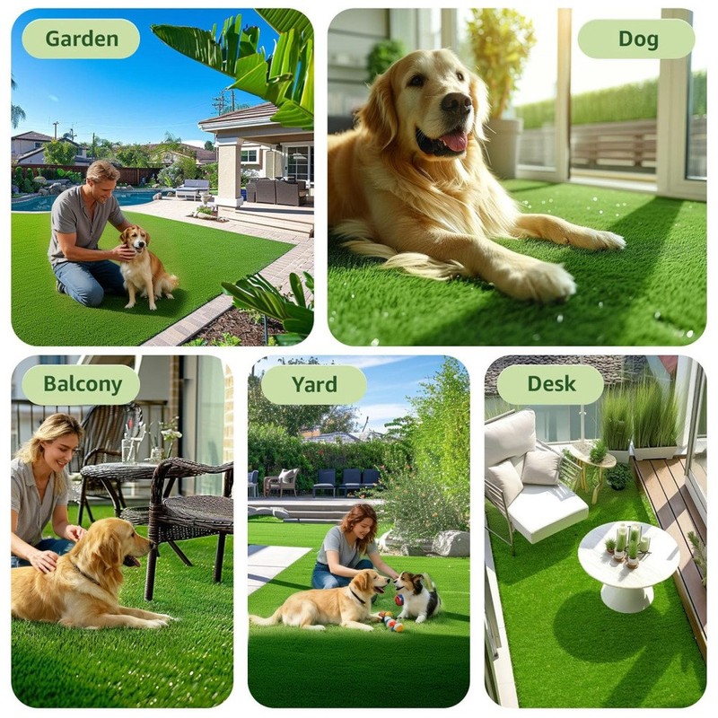 Artificial Grass Turf Lawn Economy Indoor Outdoor Synthetic Grass Mat Garden Rug gallery