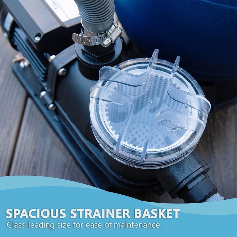 Sand Filter Pump System for Above Ground Pools - 2,220-4,500 GPH Flow gallery