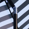 9' Solar 24 LED Lighted Umbrella with 8 Ribs Adjustment and Crank Lift System... gallery