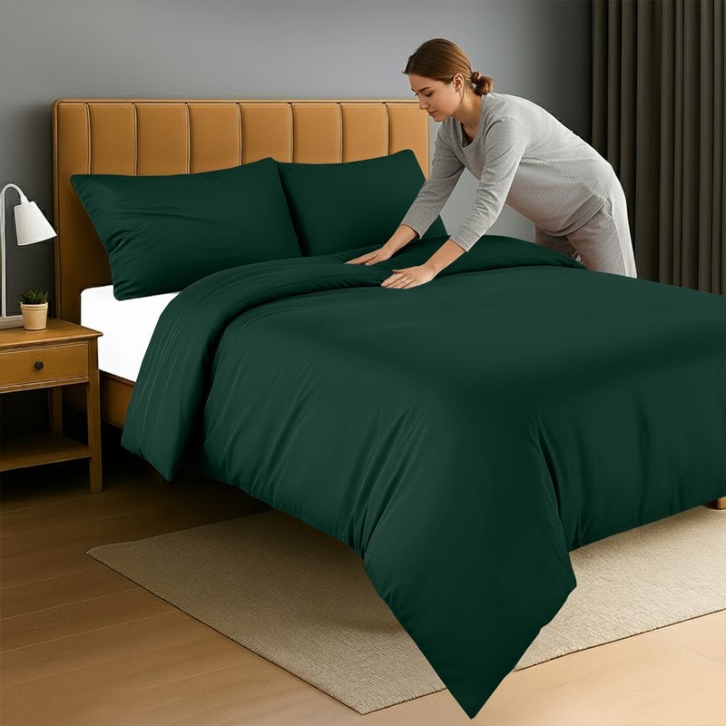 Extra Soft Duvet Cover Luxury Comforter Cover 3PCS Bedding Set for Kids & Adults gallery