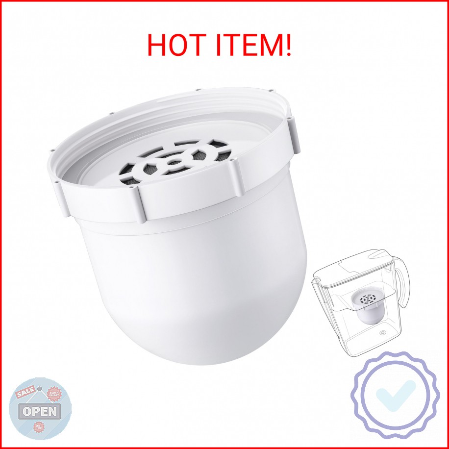 Mysora 1 Pack Upgraded Water Pitcher Replacement Filter Compatible with Clearly gallery