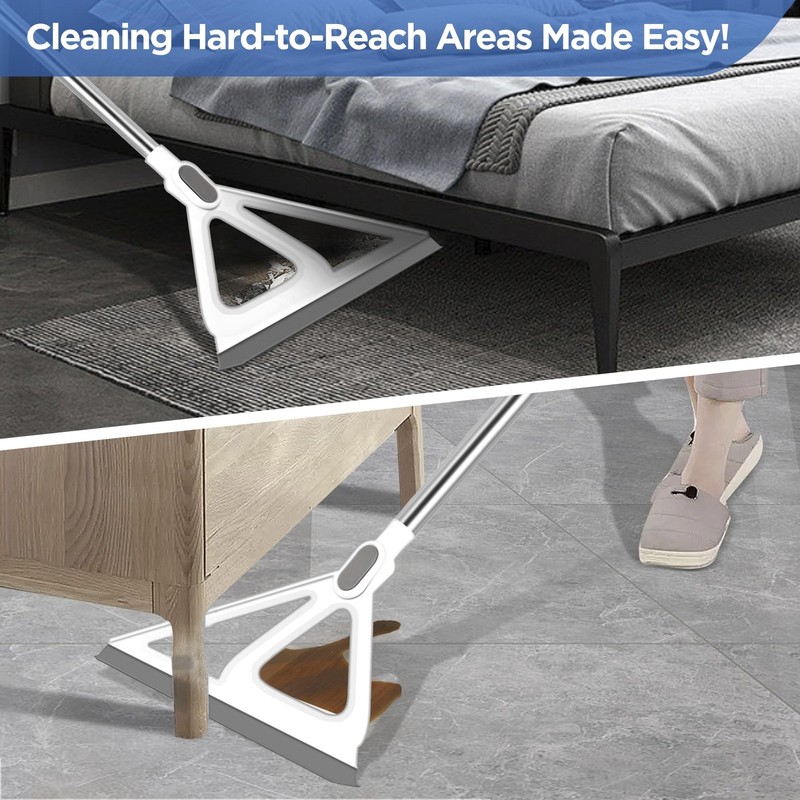 Multifunction Magic Broom, Squeegee Broom for Floor, Rubber 53 inches, Gray gallery