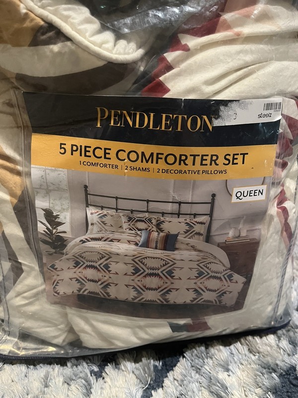 Pendleton Queen Comforter Set 2 Shams 2 Pillows 100% cotton, gallery