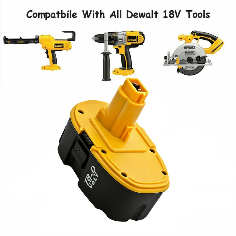 2 PACK 18V 4600mAh Replace For Dewalt 18 VOLT DC9096 DC9098 NiMh Battery NEW gallery