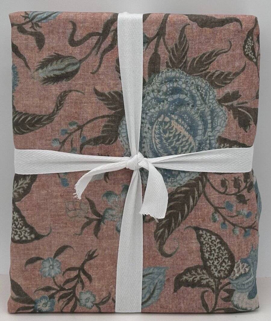 Pottery Barn Ella Reversible FULL / QUEEN Duvet Cover ~ Pink Multicolored gallery