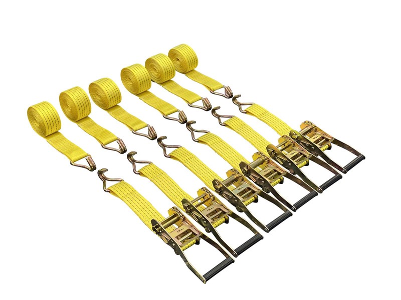 6 Pack 2 X15 Ratchet Strap Tie Down 5000lb J Ho gallery