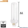 Sylvania 13W 4-Pin G24Q-1 Plug-In base 2700K Compact Fluorescent bulb gallery