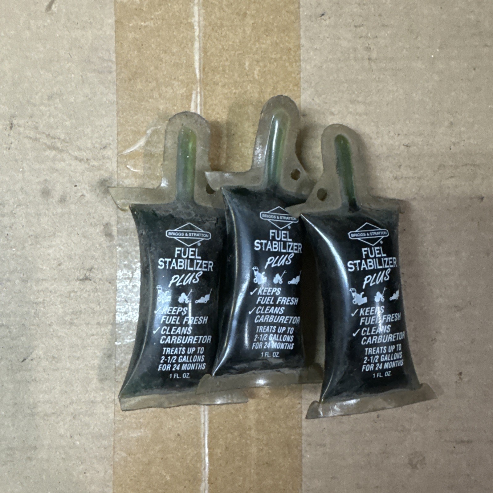 New Briggs & Stratton, Fuel Stabilizer PLUS. 1 fl oz. EACH. Lot of 3 gallery