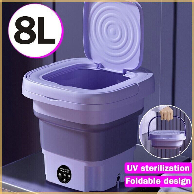 Portable Washing Machine Mini Washer Foldable Washer & Spin Dryer Small Travel gallery