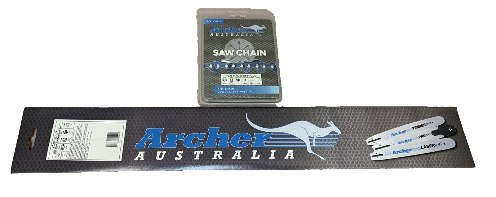 20" Archer Bar & Chain Combo Large Mount Husqvarna Chainsaws 3/8" .050 72DL gallery
