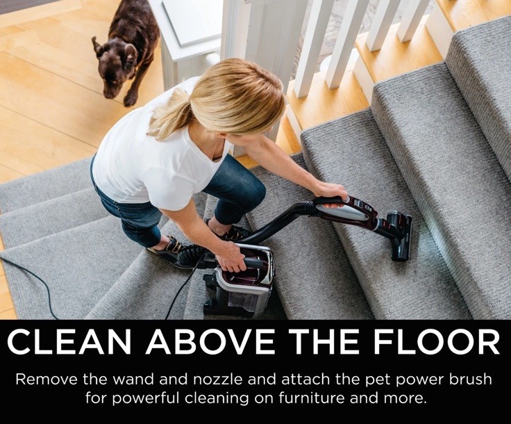 Shark Rotator Powered Lift-Away Upright Bagless Vacuum NV752 Burgundy/Gray gallery
