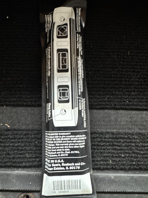 Sears Craftsman USA Nos 9” Magnetic Torpedo Level W Case 39829 Black gallery