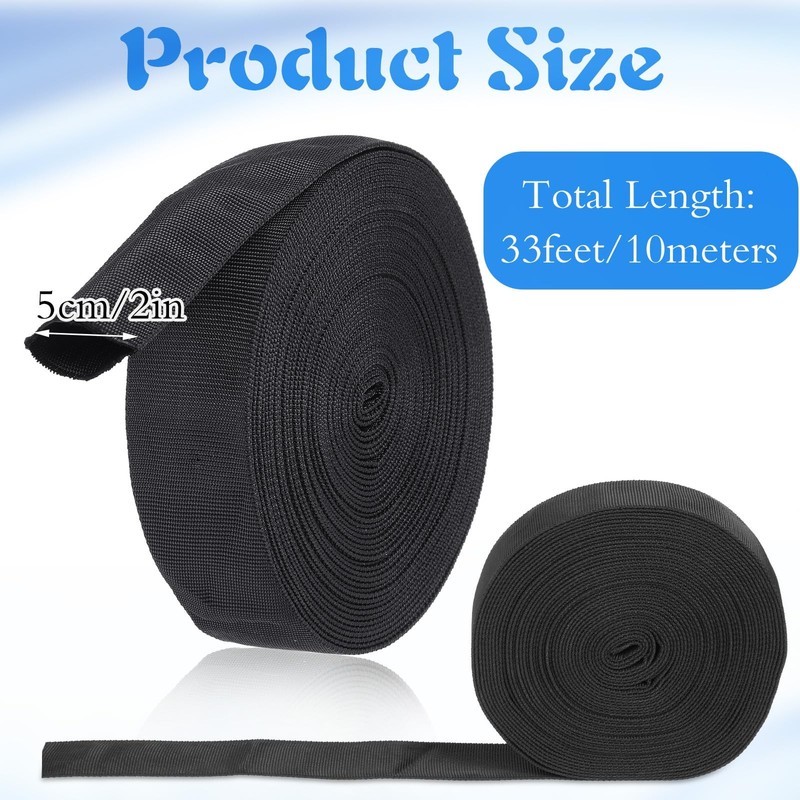 33 FT Nylon Hydraulic Hose Protector Sleeve Black Protective Cover gallery