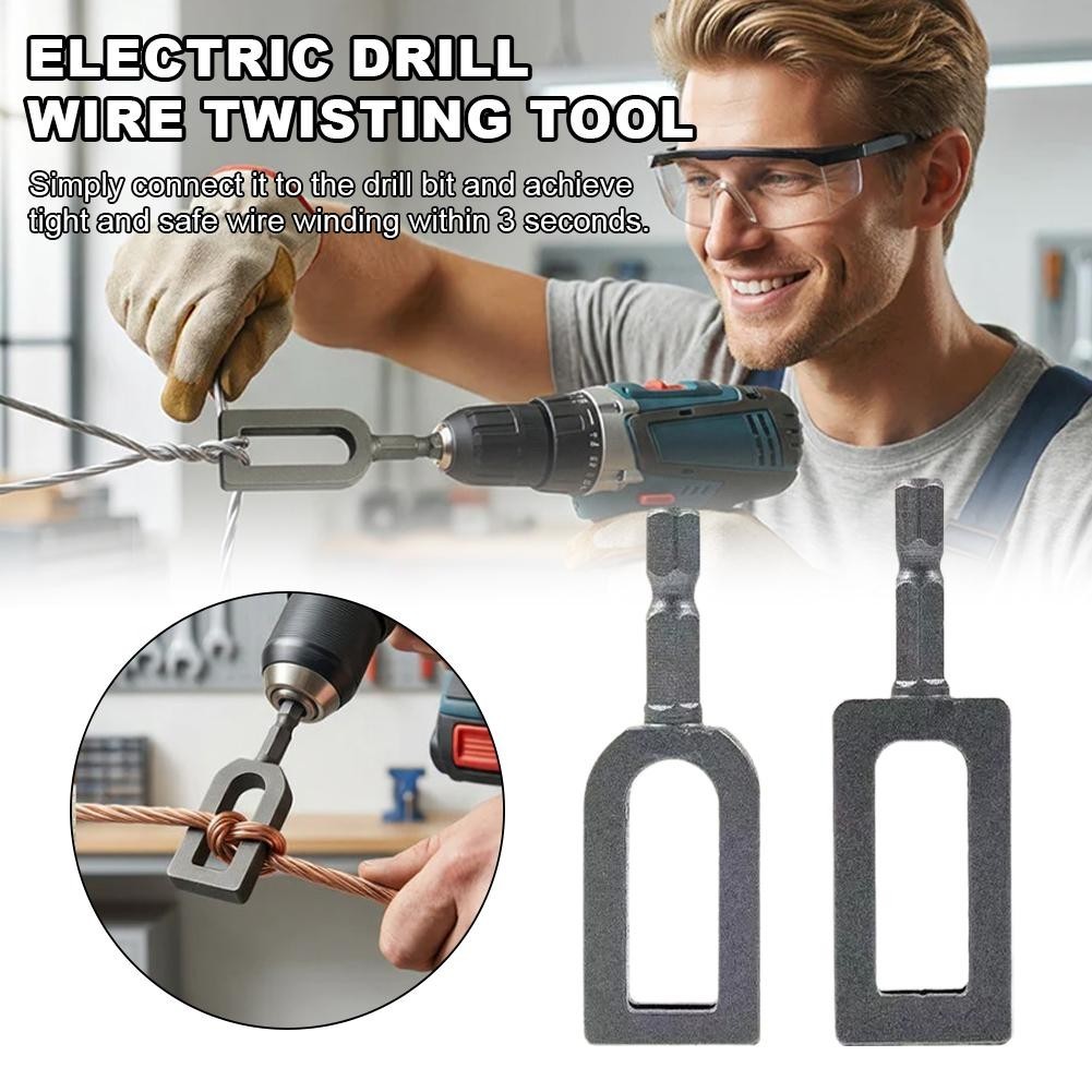 Electric Drill Wire Twisting Tool, Heavy Duty Wire Twister for Drill gallery