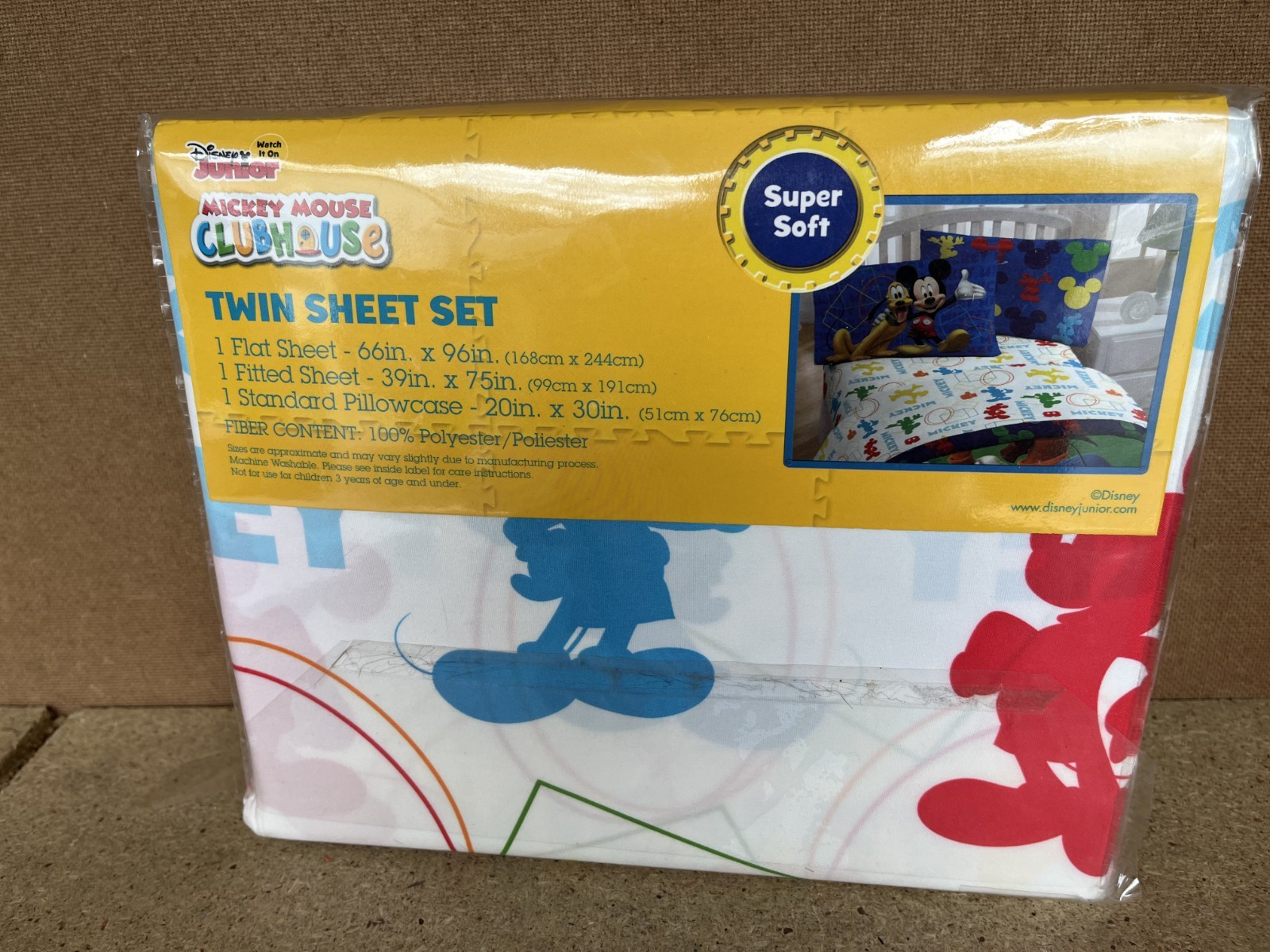 Disney Junior Mickey Mouse Clubhouse Kids 3 Pc Twin Sheet Set C73 gallery