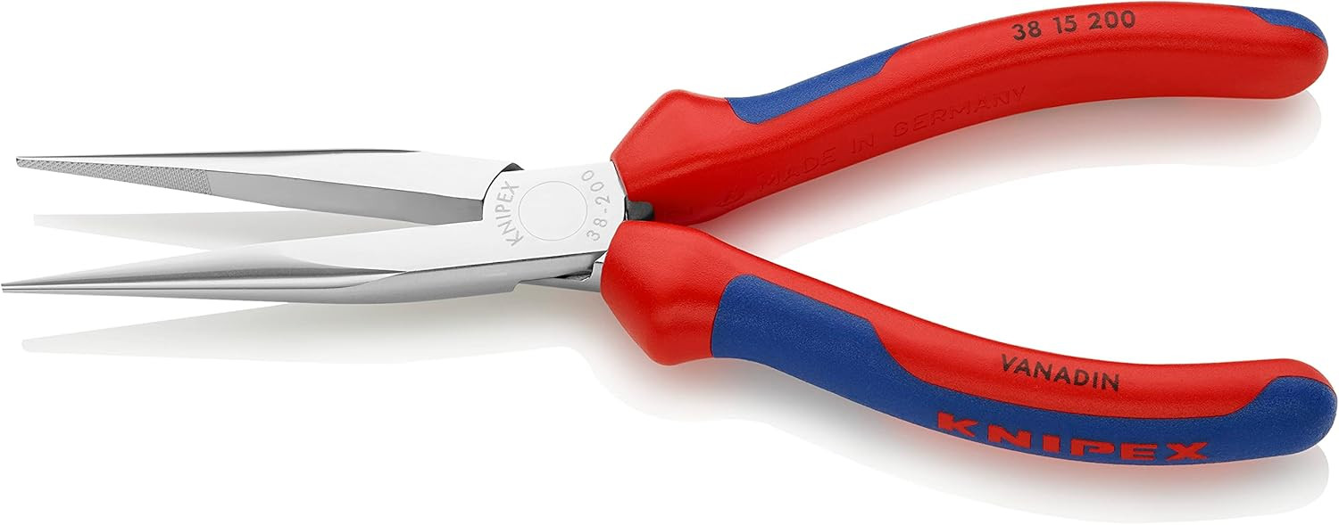 KNIPEX - 38 15 200 Tools - Long Nose Pliers Without Cutter, 8 inches, Multi gallery