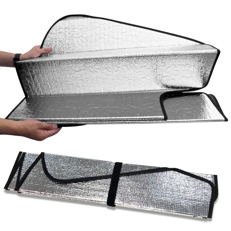 Dodge Durango Universal Fit Auto Windshield Sun Shade at Jumbo Size gallery