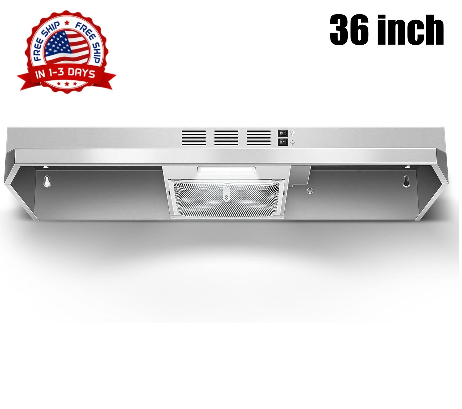 Campana Extractora De 36 Pulgadas Con Luz LED Para Cocina Debajo Del Gabinete gallery