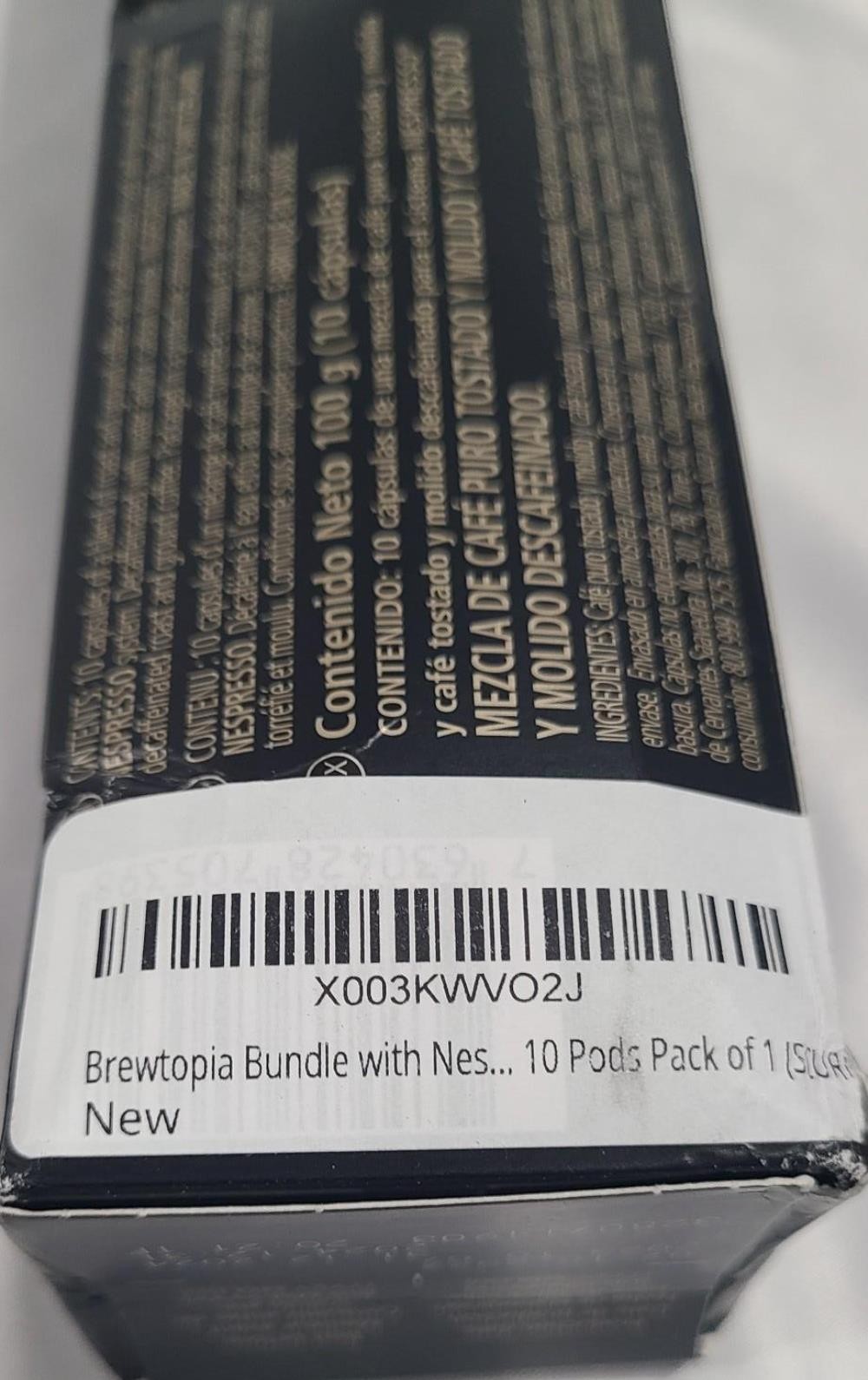 Brewtopia Bundle w VertuoLine Coffee DOUBLE ESPRESSO 10 Pods 1Pk BB 12/24 Nespre gallery