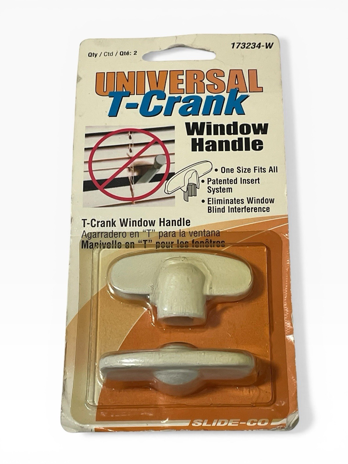 New Universal Window Handle T Crank Home Blind Safe Vintage Prime Line 173234W gallery