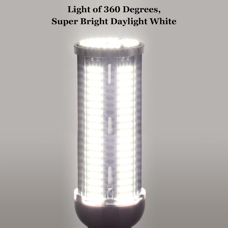 600W Equivalent LED Corn Light Bulb 60W 7000Lumen 5000K Cool Daylight White E26 gallery