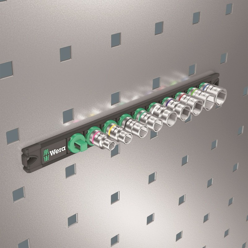 Wera B Zyklop Magnetic Rail Socket Set 3/8" Drive 9 Pieces SAE 05005450001 gallery