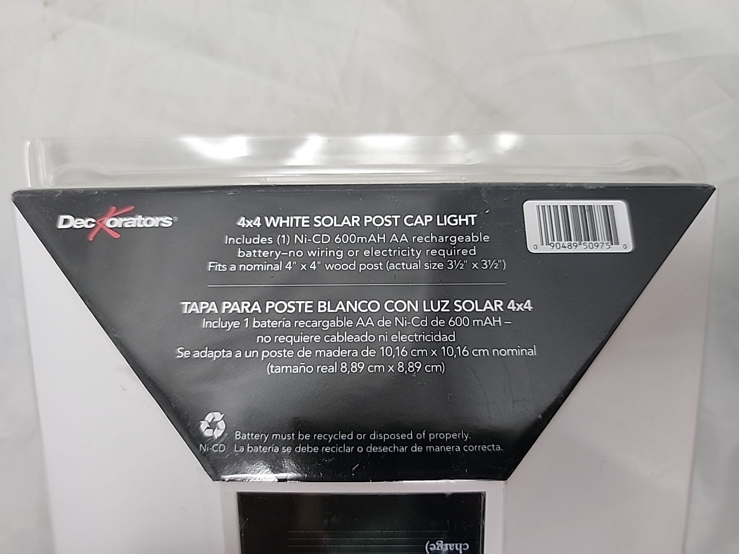 Deckorators White Solar LED Deck Post Cap Light for 4x4 Wood Posts gallery