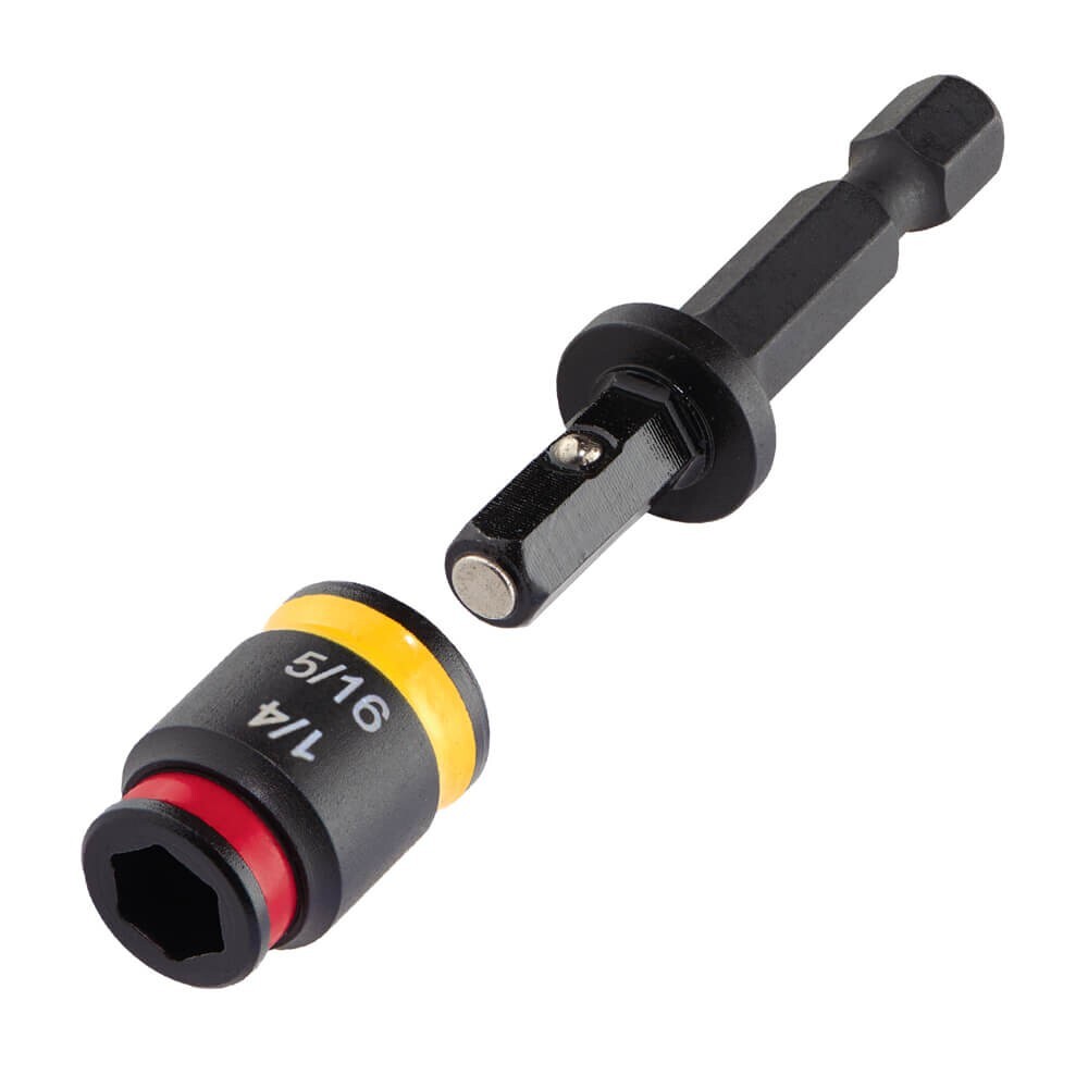 Malco MSHC 5/16" Dual-Sided Hex Chuck Driver - 1/4" & 5/16" - Easy Clean Magnet