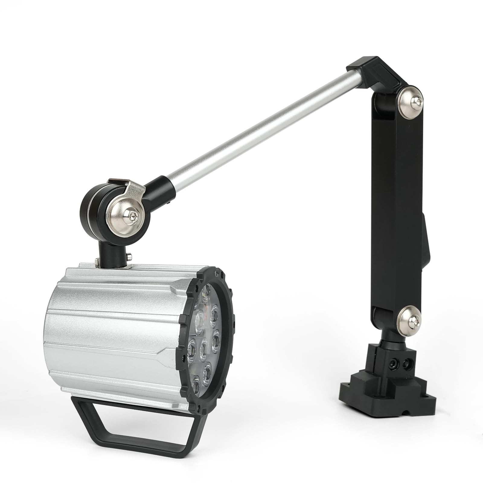 Articulating Led Work Light, 18W Machine Lights, 1800 Lumens Flexible Wood La... gallery