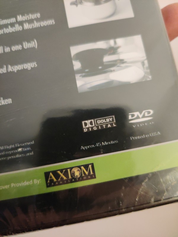 Cookworld Cookware Demonstration DVD and Product Information Video Free Ship gallery