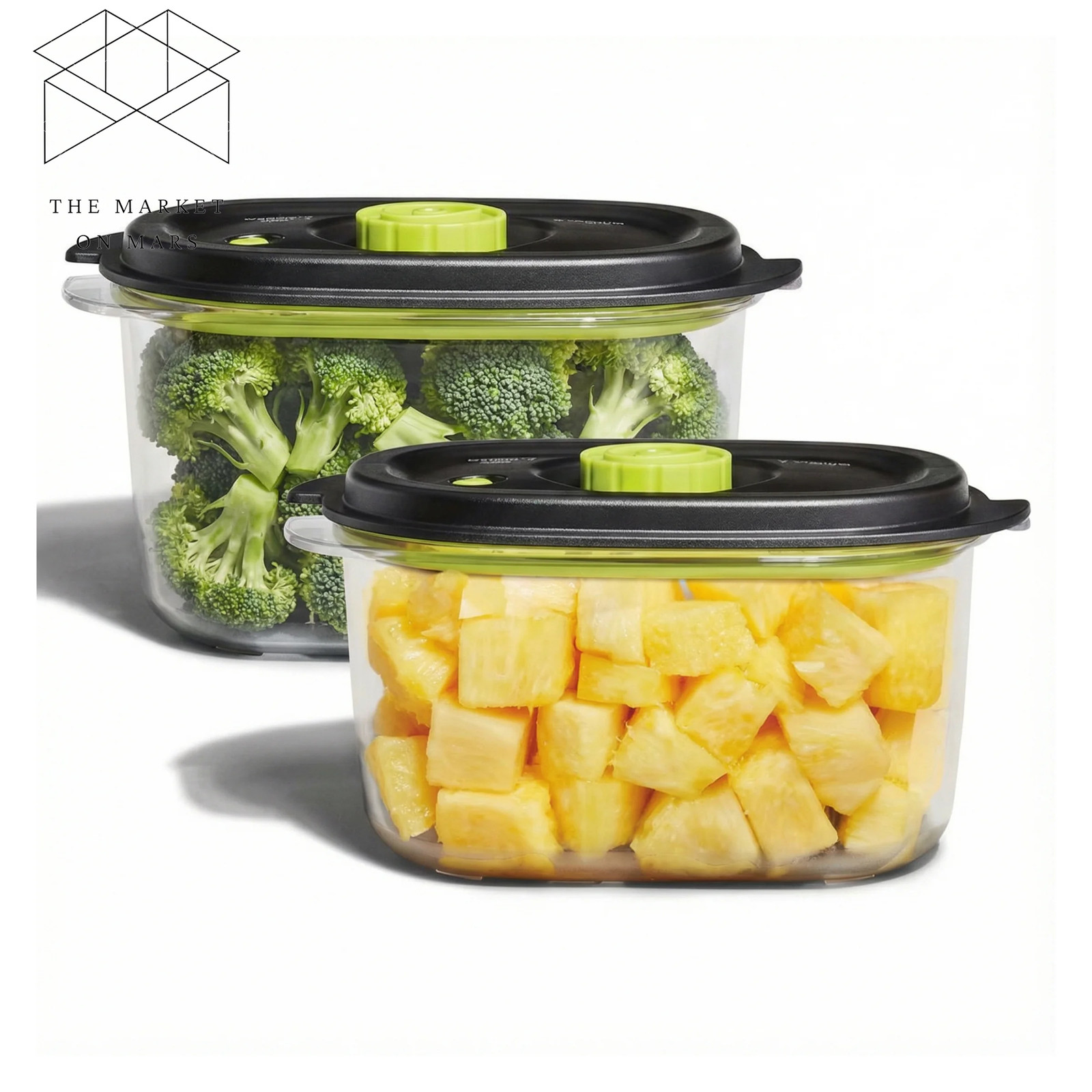 5-Cup Preserve & Marinate Containers Handheld Vacuum Sealers, 2-Pack Bpa-Free gallery