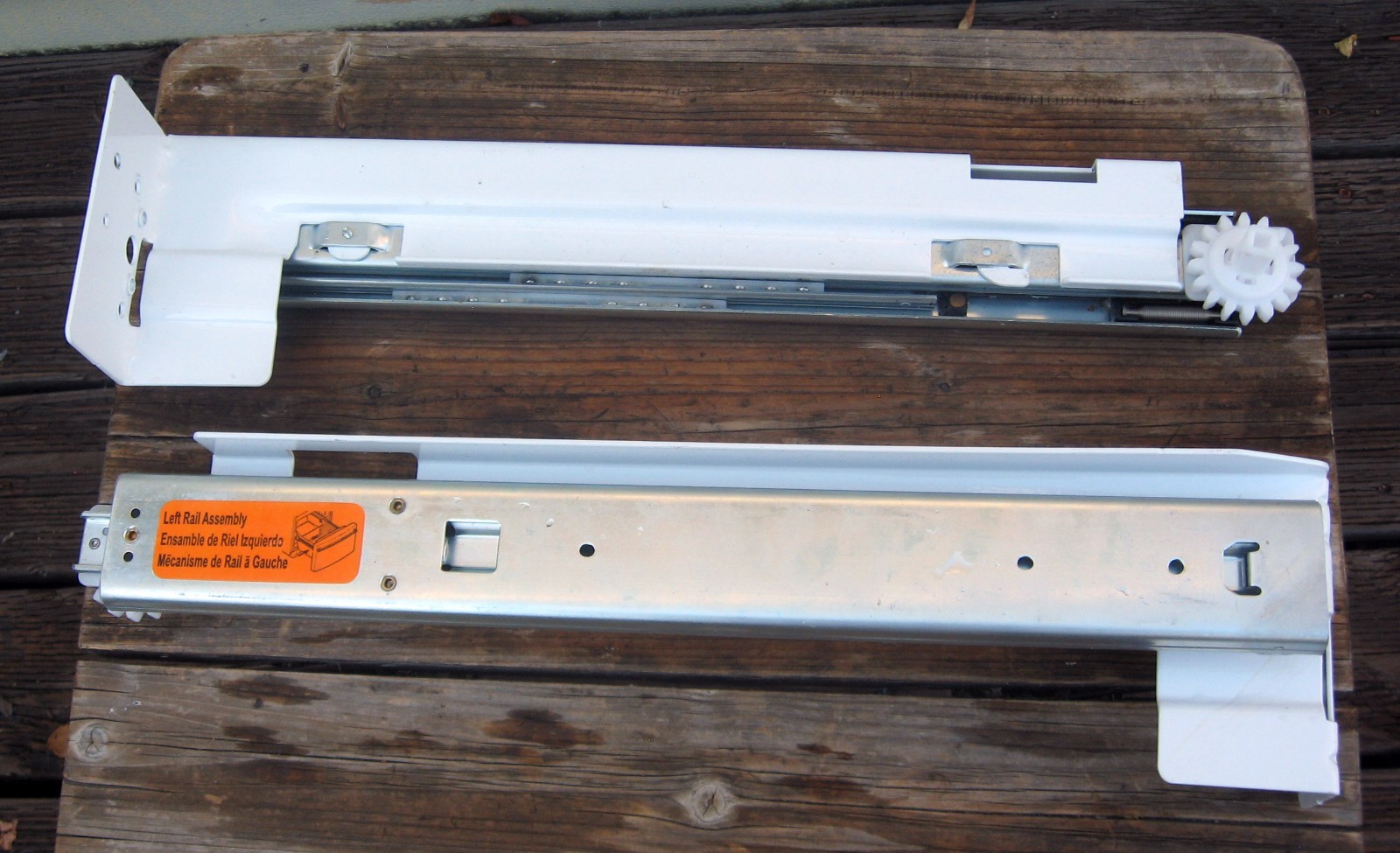 LG Kenmore Freezer Drawer Rail and Connector LEFT MGT42902802 MCD42341601 gallery