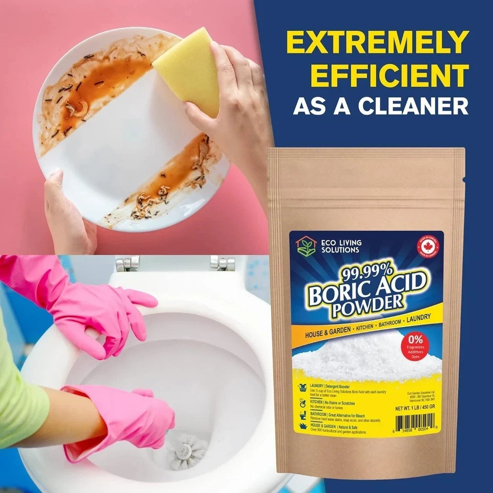 99.99% Boric Acid Powder | Horticultural Garden Application | Multipurpose Clean gallery