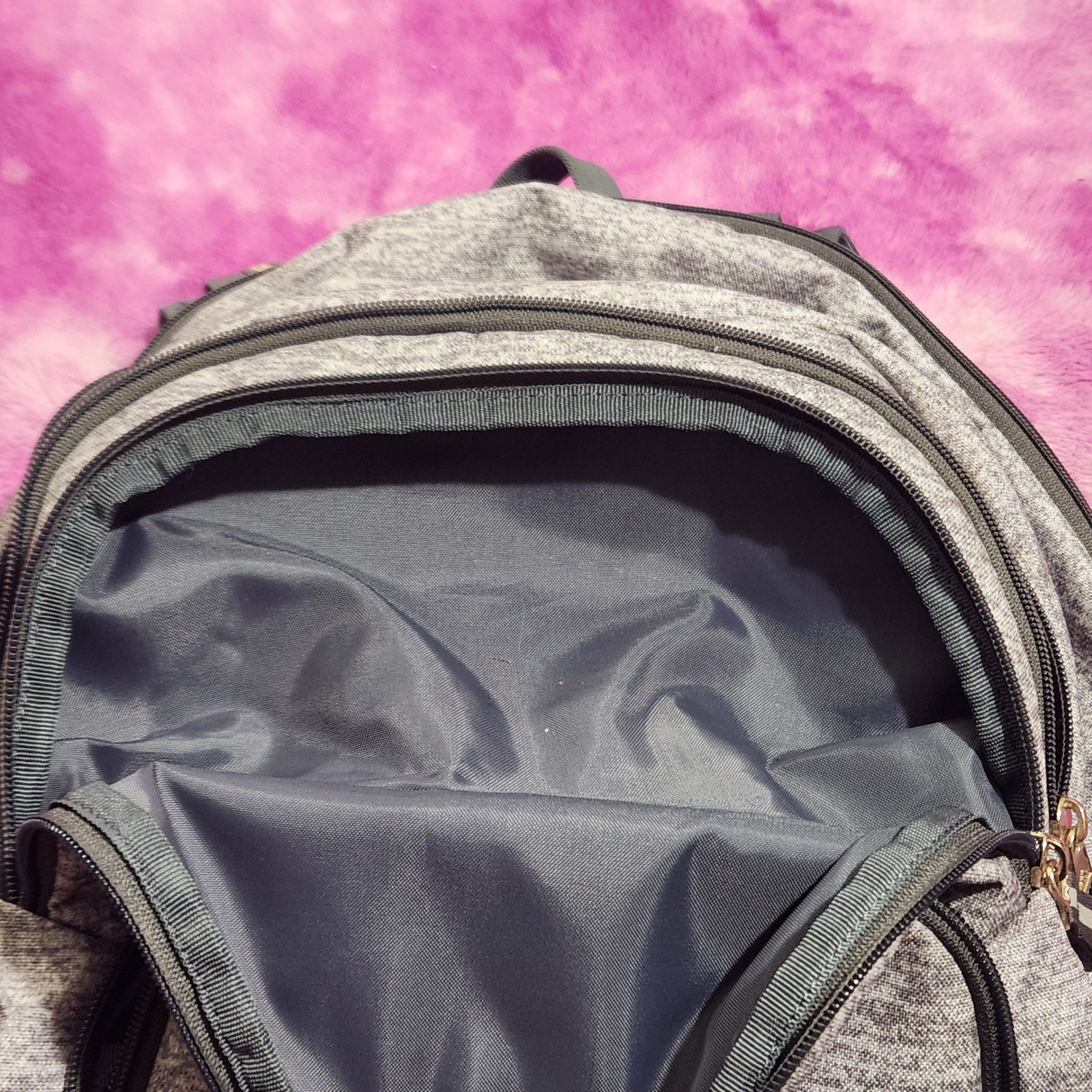 Adidas Loadspring Backpack Gray Black 100% Recycled Polyester Laptop Bookbag 5