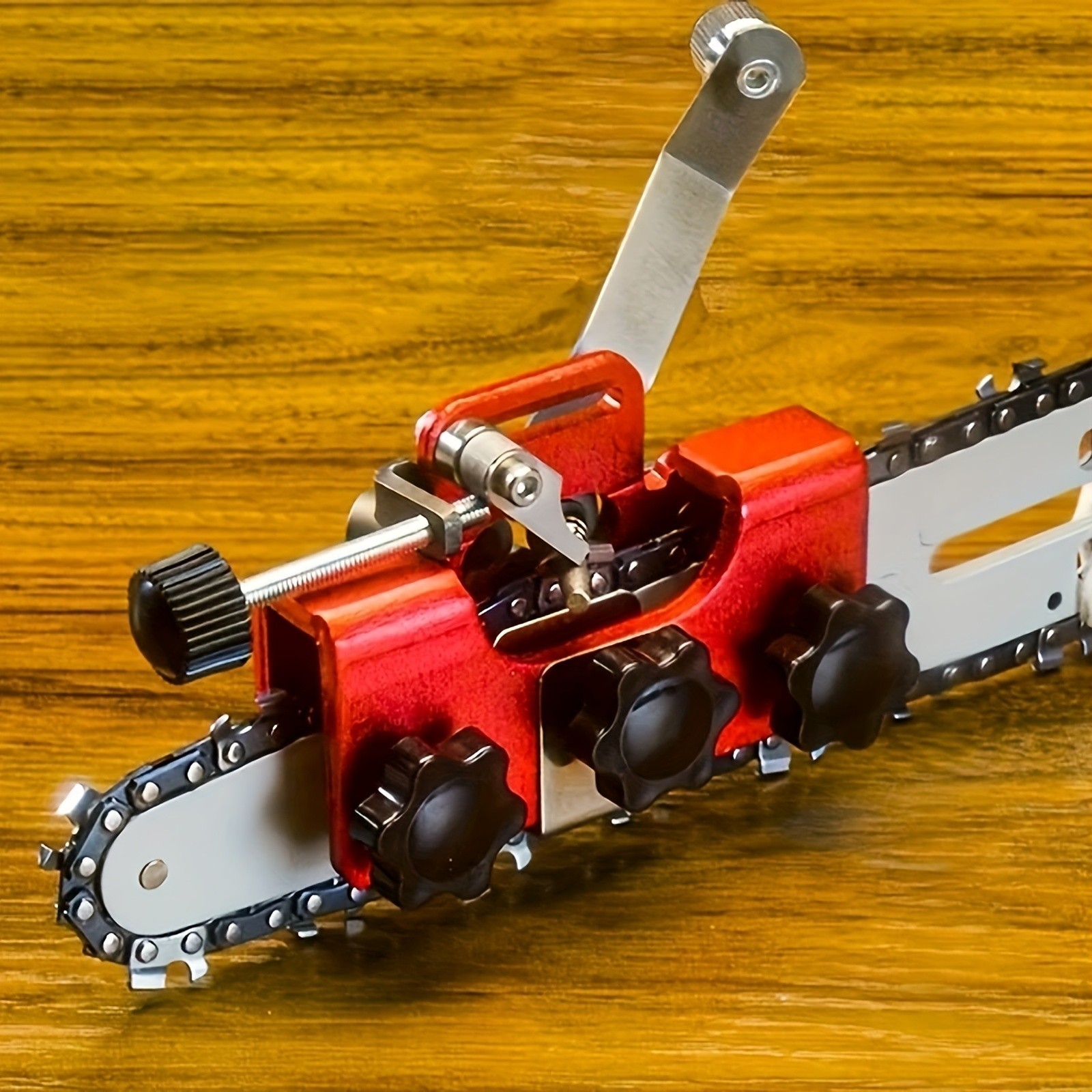 Portable Chain Saw Chain Sharpener-Precision Grinding Tool for Chain Maintenance gallery