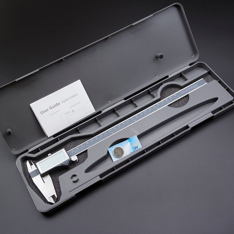 Clockwise Tools DCLR-1205 Electronic Digital Caliper Inch/Metric/Fractions Conve gallery