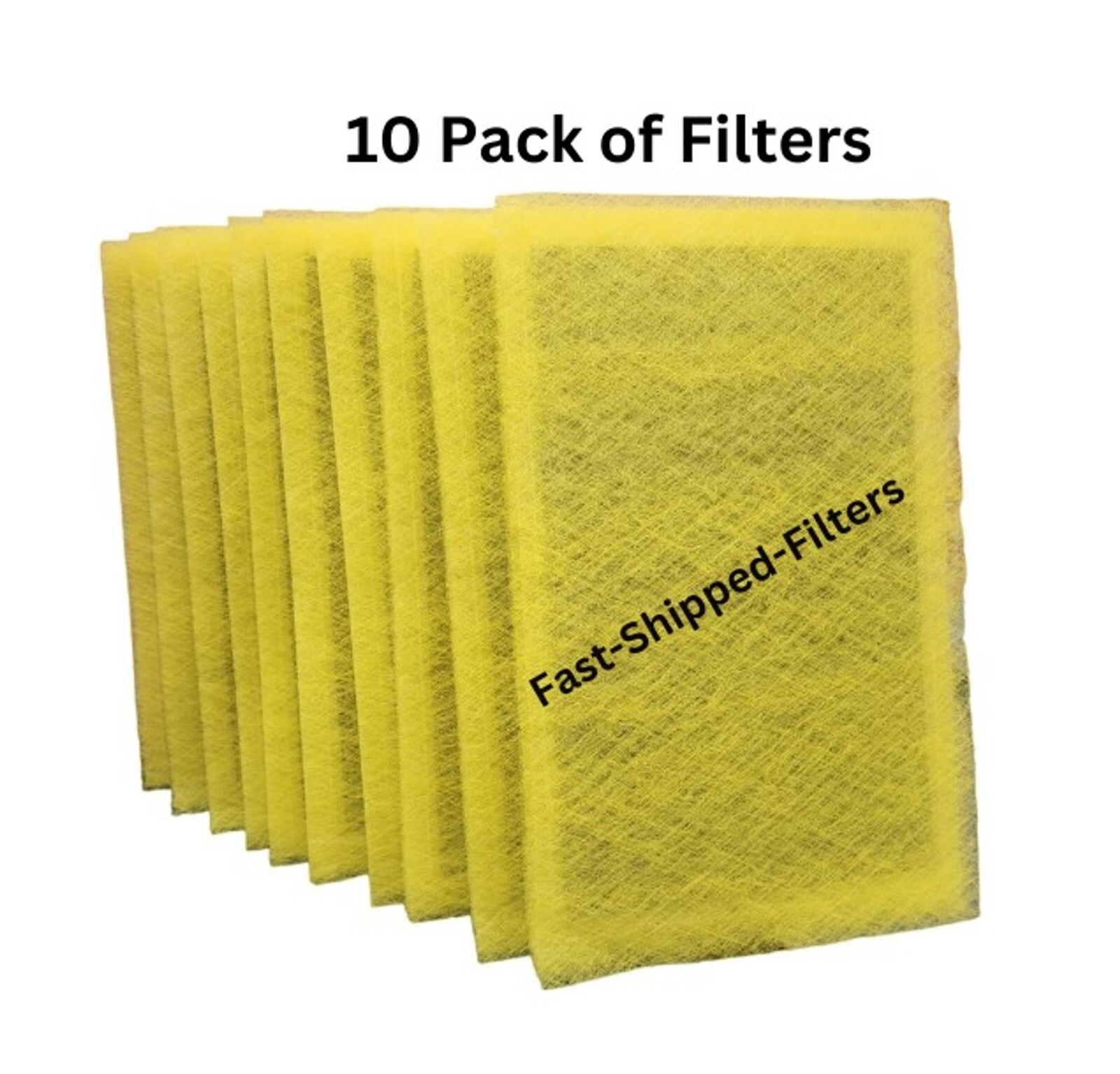 Fast-Shipped-Filters 10 pack Filters Compatible with Dynamic air cleaner Yellow gallery