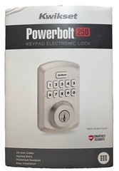 Kwikset Keyway Keypad Electronic Lock Grade 3 Satin Nickel KW1 992500-002