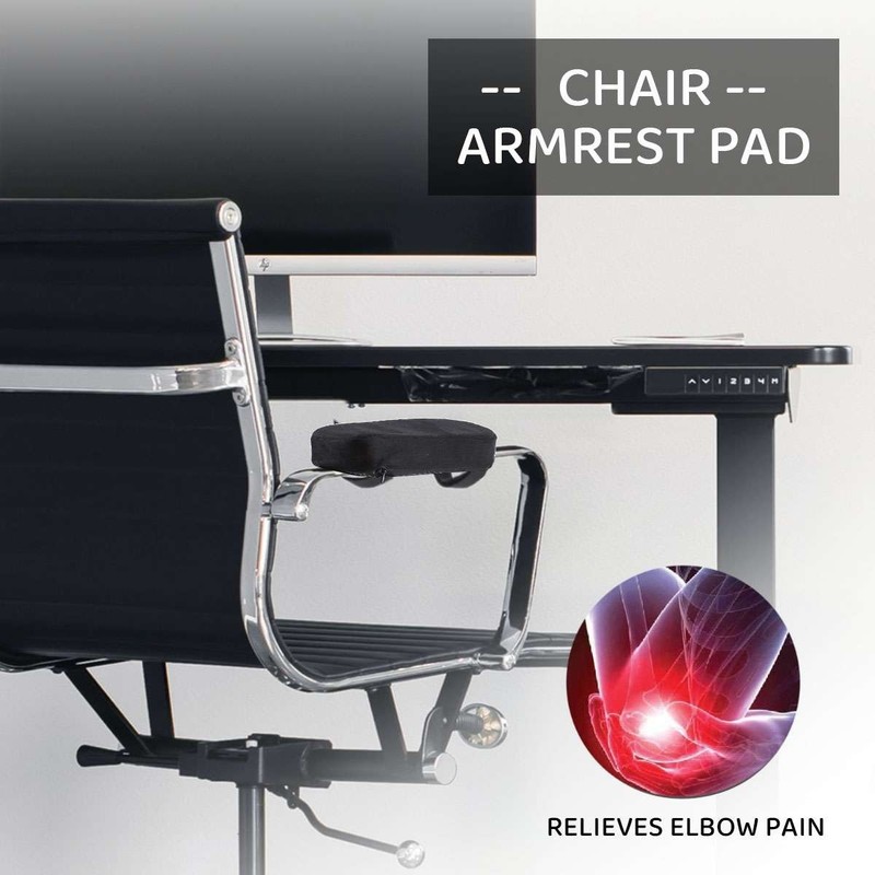 1-2Pc Memory Foam Armrest Cushion Support Elbow Arm Rest Cover Chair Armrest Pad gallery