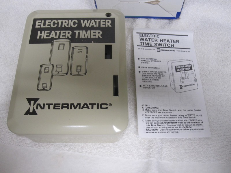 New Intermatic WH21 Water Heater Timer 250 Watts, 25 Amps 250 Volts NOS gallery